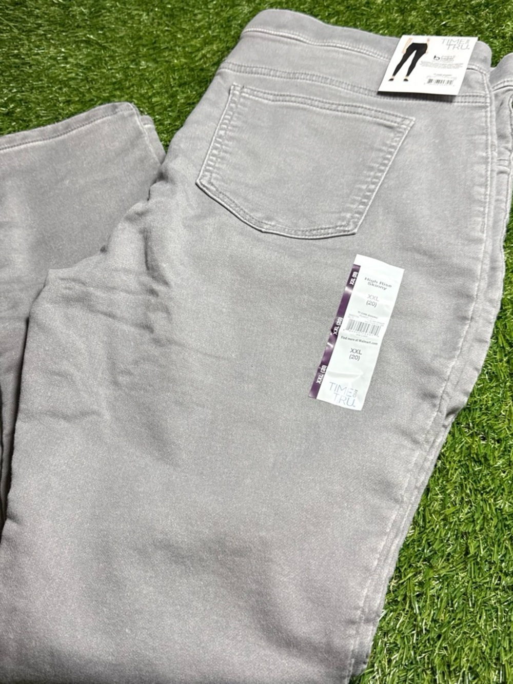 Time and Tru Light Gray Stretch Jeggings
